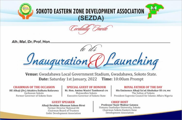 Dattawan Sakkwato Ta Gabas Sun Kafa Ƙungiyar Tallafawa Yankin 