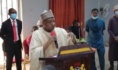 Security issues will not be politicized or be given undue publicity---Gov. Bagudu