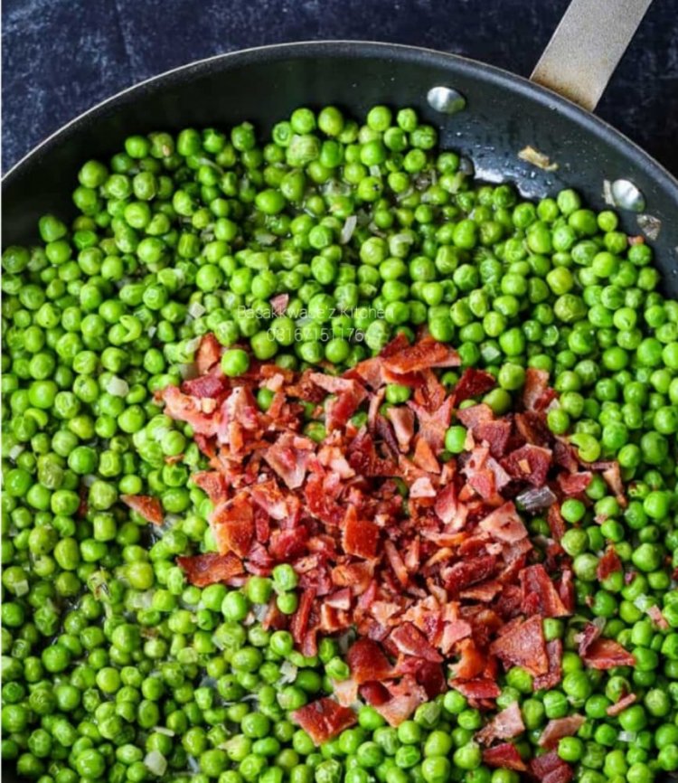 DAY5: @Ramadan: PEAS AND BACON DILECIOUS  