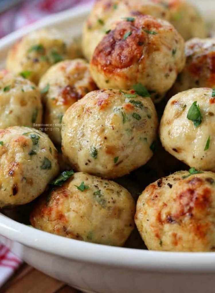 DAY 21: @RAMADAN  KAREEM: HOW TO MAKE BAKING CHICKEN MEATBALL