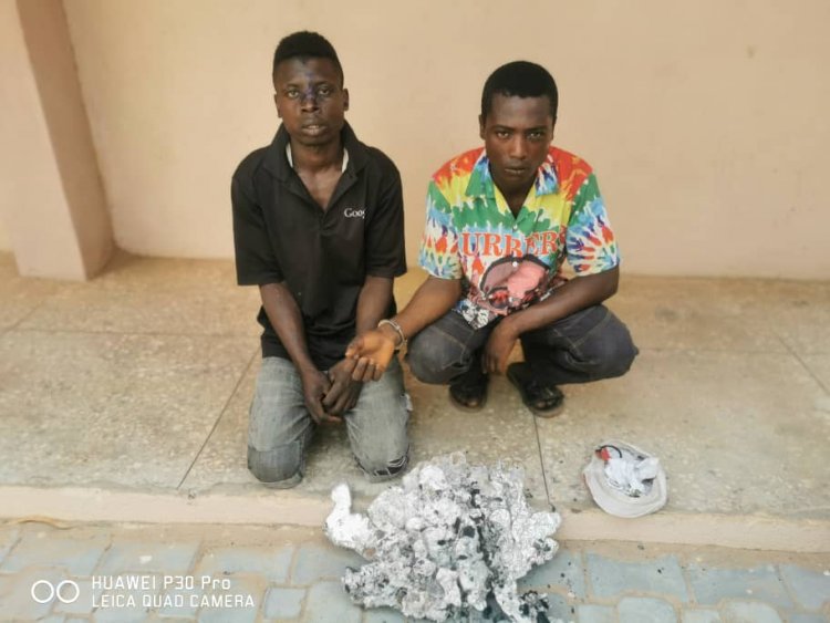 Zamfara Police Nabs 2 For Stealing, Vandalizing  PHCN Cables