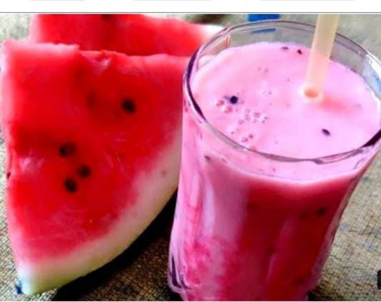 How To Make Watermelon Milk Shake