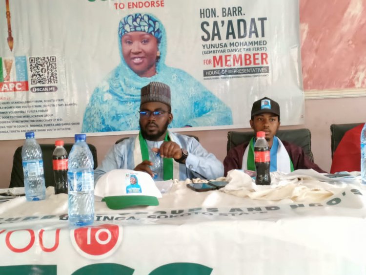 Ƙungiyoyin Matasa Sun Goyi Bayan Takarar Barista Sa'adat Yanusa A Sakkwato