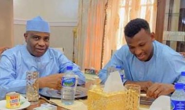 Ɗan Ƙwallon Nijeriya  Abdullahi Shehu  Ya Ziyarci  Tambuwal A Sakkwato