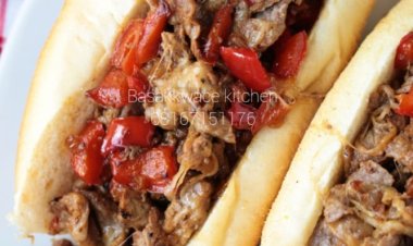 YADDA ZA KI HADA  CHESSY STEAK SANDWICH BREAD MAI SHEGEN DADI