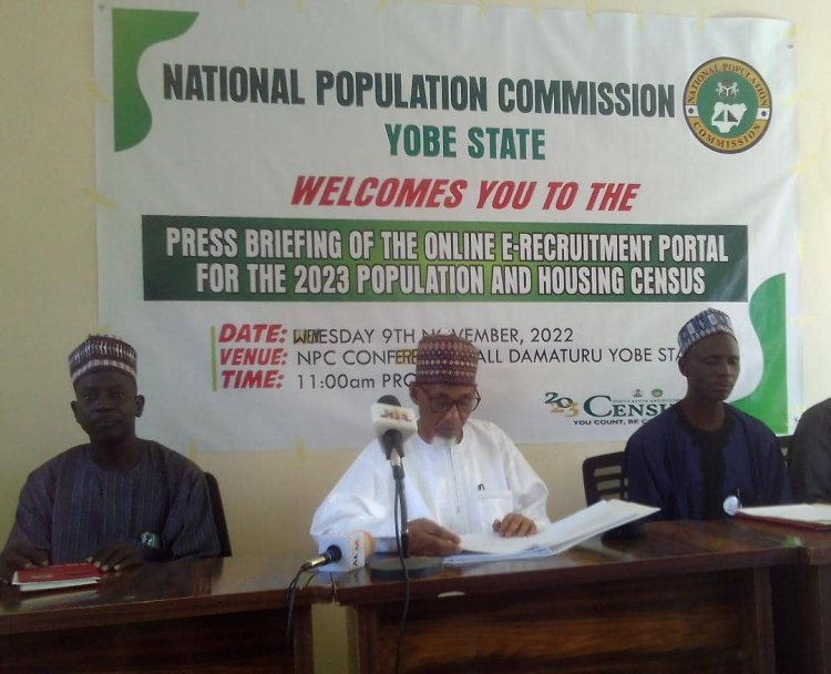 Kidayar 2023: NPC ta kaddamar da shirin daukar ma'aikata 'yan asalin jihar Yobe