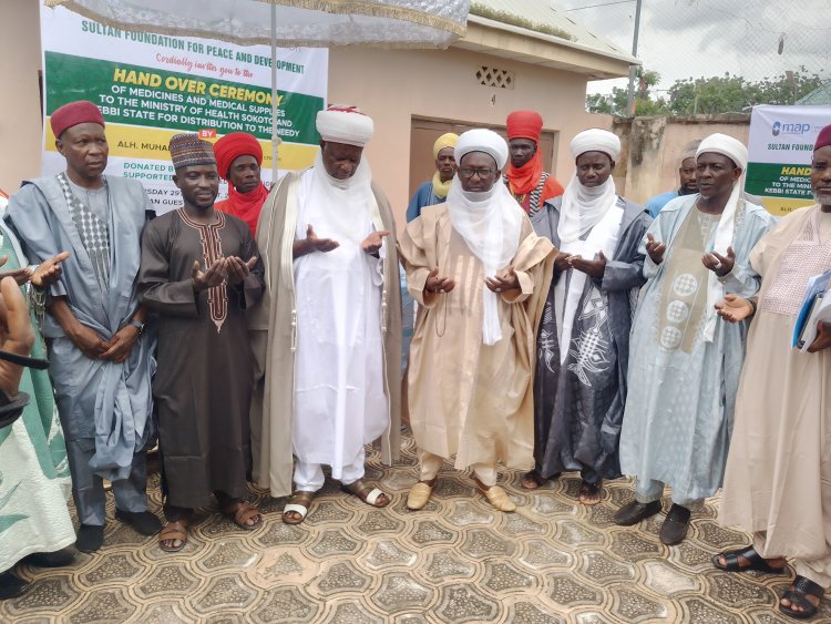 Gidauniyar Sarkin Musulmi ta raba Magani ga asibitocin Sakkwato da Kebbi