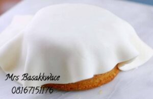 SWEET POTATO AND FLOUR WITH EGG SAUCE