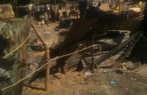 Gobara ta kone Shaguna masu yawa a Kasuwar Adamawa