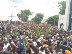 Obi yana jagorancin masu zanga-zanga zuwa Majalisar Ƙasa kan yada sakamakon zaɓe kai tsaye